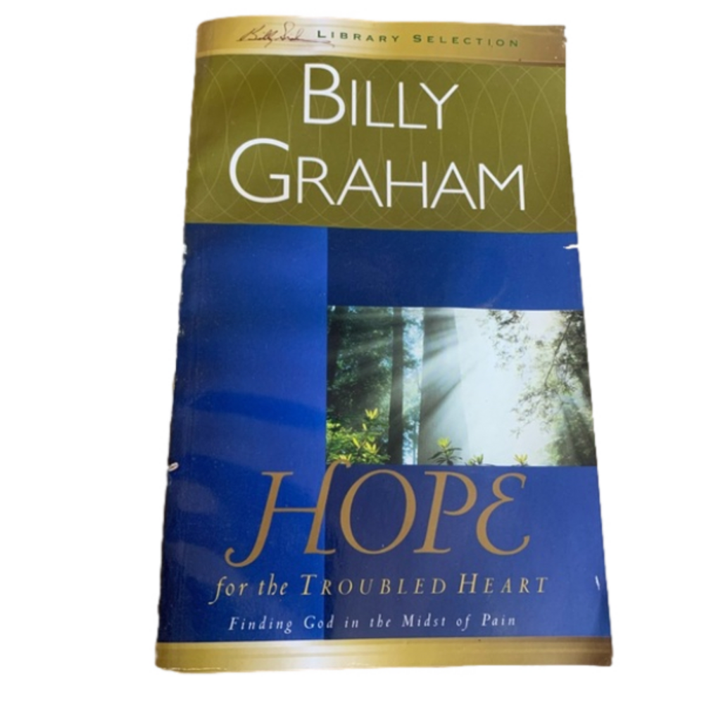 Billy Graham novel| Christian Book| Jesus Christ God| Hope for the heart